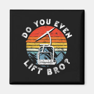 Retro Vintage Ski Gör att du jämför Hiss Bro__1 Magnet