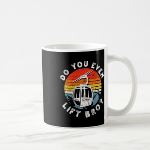 Retro Vintage Skidor Lyfter Du Ens Bro 1 Kaffemugg