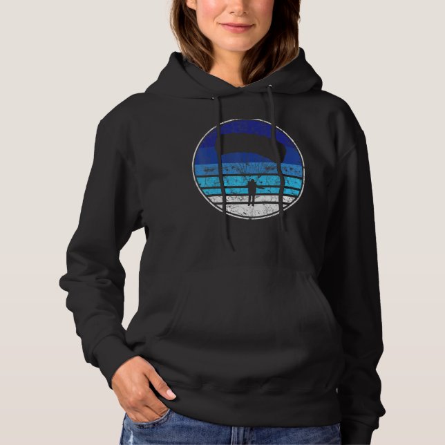 Retro Vintage Skydiver T Shirt (Framsida)