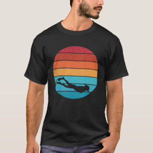 Retro vintage snorkeling hobby 2 t shirt