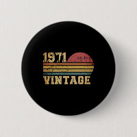 Retro Vintage Solnedgång 1971 Födelsedag