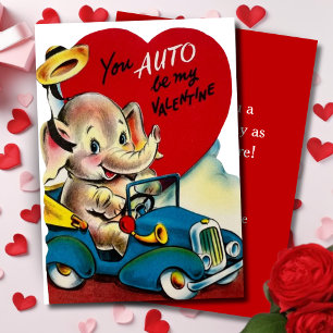 Retro-Vintage som du automatiskt blir min Valentin Julkort
