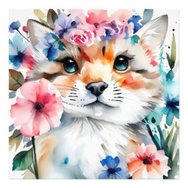 Retro vintage söt design för barn fototryck