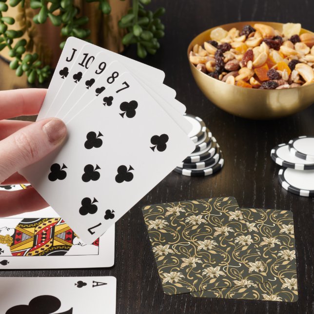 Retro-Vintage Spelkvällskort Casinokort (På plats)