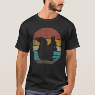 Retro Vintage Squirrel Manar Women Kid Family Anim T Shirt