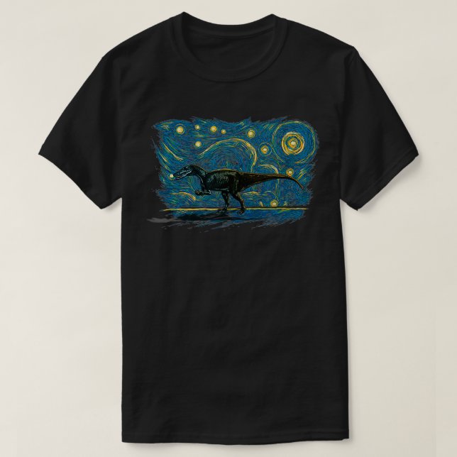 Retro Vintage Stil Baryonyx T Shirt (Design framsida)