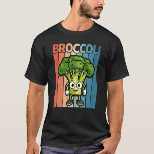 Retro Vintage Stil Broccoli Broccoli Vegan T Shirt