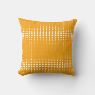 Retro vintage stil cirklar geometrisk linjer rand kudde