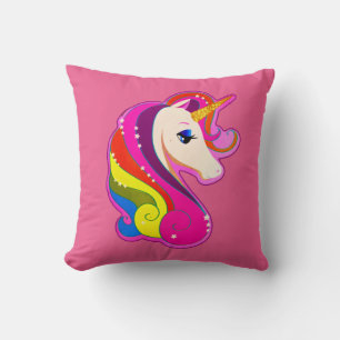 RETRO VINTAGE STIL ENHÖRNING PEGASUS HÄST KUDD KUDDE