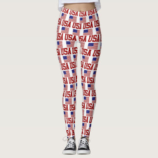 RETRO VINTAGE STIL USA LEGGINGS