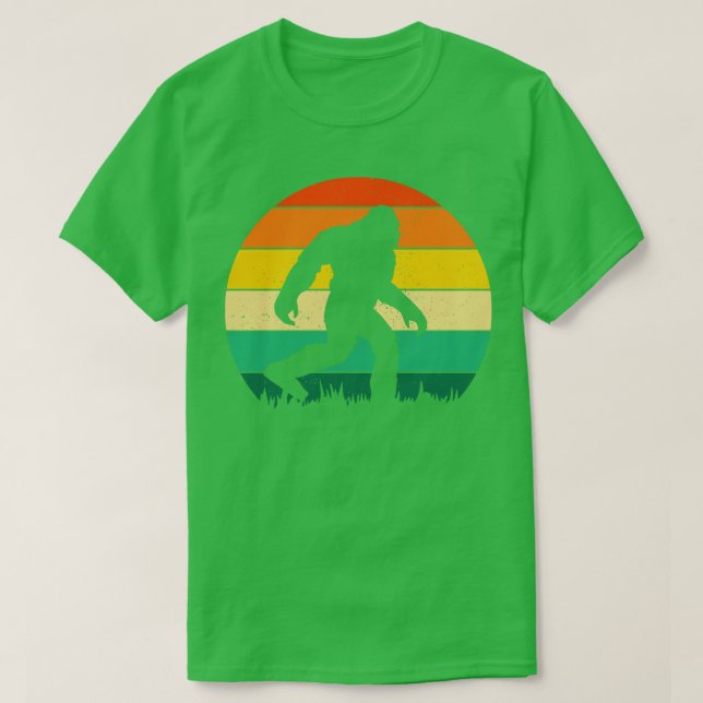 Retro Vintage Sunset Godzilla T Shirt (Design framsida)