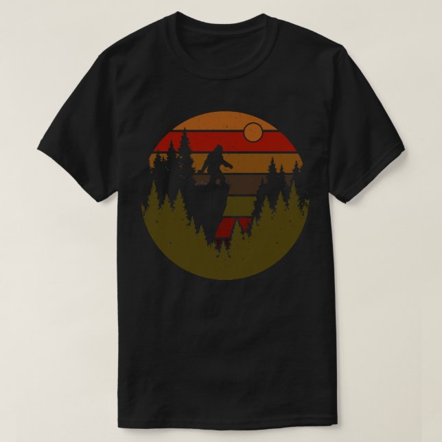 Retro Vintage Sunset T Shirt (Design framsida)