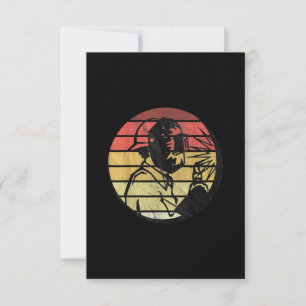 Retro Vintage Sunset Welding Silhouette Gifts Tack Kort
