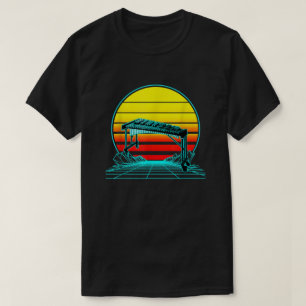 Retro Vintage Sunset Xylophone T Shirt