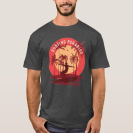 Retro vintage Surfing paradise T Shirt