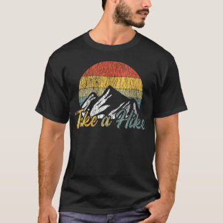Retro Vintage Ta En Promenad Utomhus Berg T Shirt