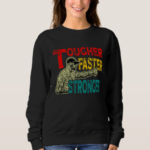 Retro Vintage Tuffare Snabbare Starkare Boxning Bo T Shirt