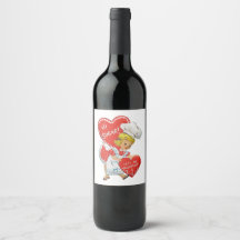 Retro Vintage Valentine Flicka Hi Sugar