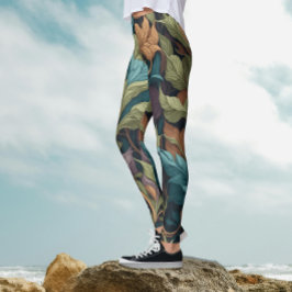 Retro Vintage Viktoriansk William Morris Konst Mön Leggings