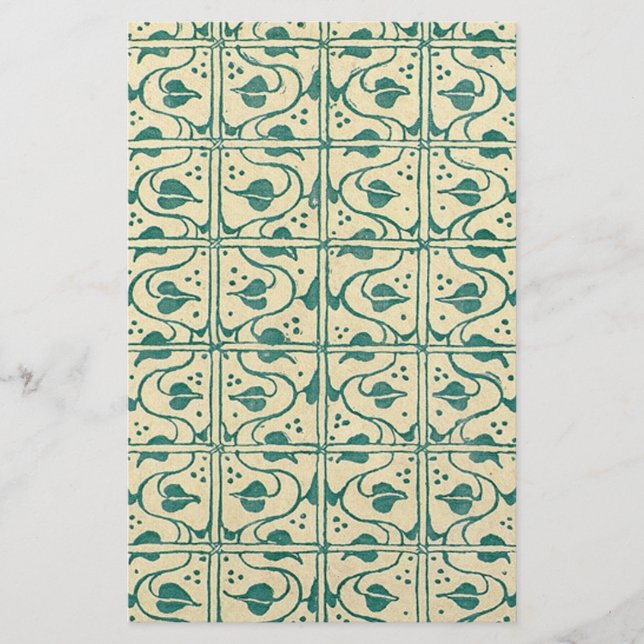 Retro Vintage Vines Stationär (Framsida)