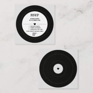 Retro Vintage Vinyl Record OSA Tilläggskort