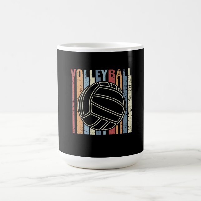 Retro Vintage Volleyball Kaffemugg (Center)