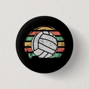 Retro Vintage Volleyball Knapp