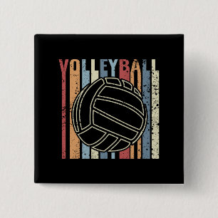 Retro Vintage Volleyball Knapp