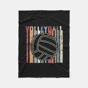 Retro Vintage Volleyboll Fleecefilt