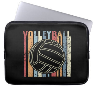 Retro Vintage Volleyboll Laptop Fodral