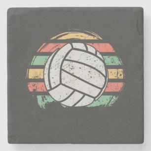 Retro Vintage Volleyboll Stenunderlägg
