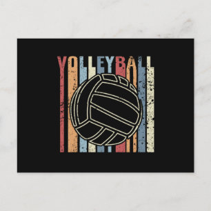 Retro Vintage Volleyboll Vykort