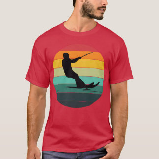 Retro Vintage Wakeboarding Wakeboarder Water Sport T Shirt