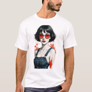 Retro Vintage Y2K 80- och 90-tals nostalgi herr t- T Shirt