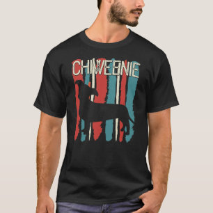 Retro vintageChiweenie hund T Shirt