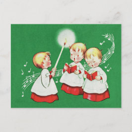 Retro vintagejulkort helg vykort