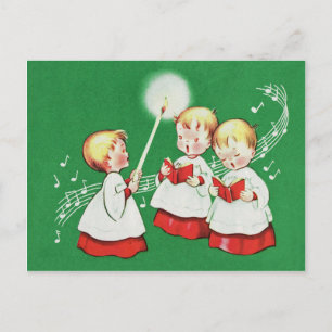 Retro vintagejulkort helg vykort