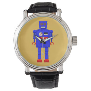 Retro vintageleksakrobot armbandsur