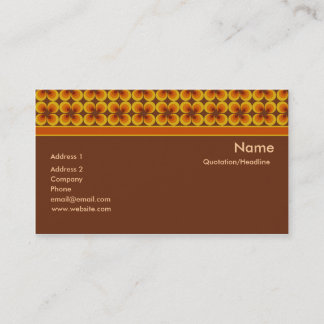 Retro vintageMALL Visitkort