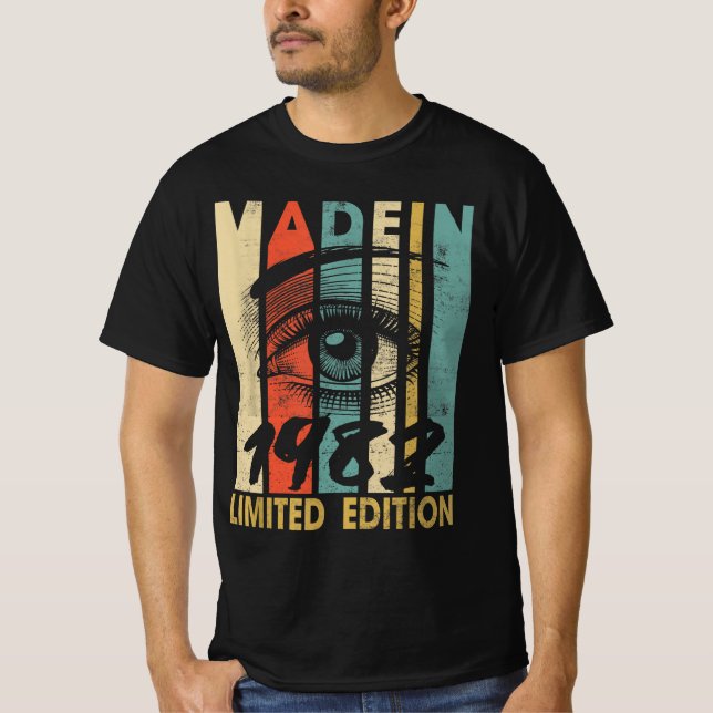 Retro-Vintagen från Begränsadare utgåvan 1982, Lyc T Shirt (Framsida)