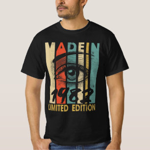 Retro-Vintagen från Begränsadare utgåvan 1982, T Shirt