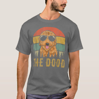 Retro-Vintagen Goldendoodle Dood Hund Mamma K T Shirt