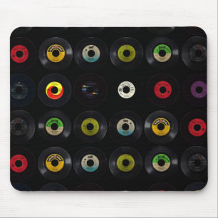 Retro vintagevinyl 45 rekord musmatta