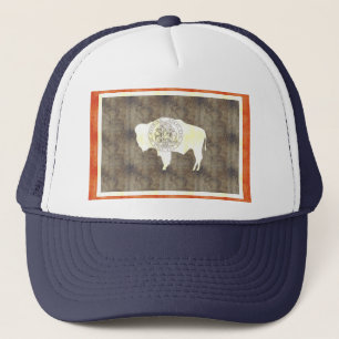 Retro vintageWyoming flagga Keps
