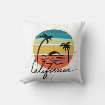 Retro Vintazge sunset on California handflatan