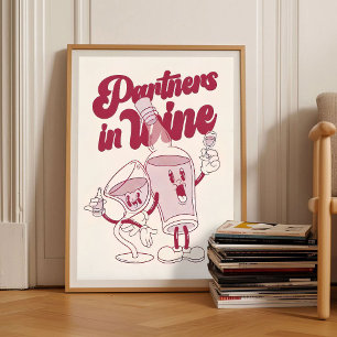 Retro vintryck Vintage vinillustration Retro Poster