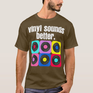 Retro Vinyl Ljud Better Music 1980 80's Boombo V T Shirt