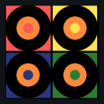 Retro Vinyl-pop Skriv ut Poster<br><div class="desc">... </div>