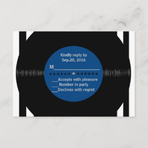 Retro Vinyl Record l Modern OSA Kort