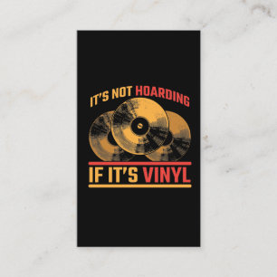 Retro Vinyl Record Music Electrovert DJ Visitkort